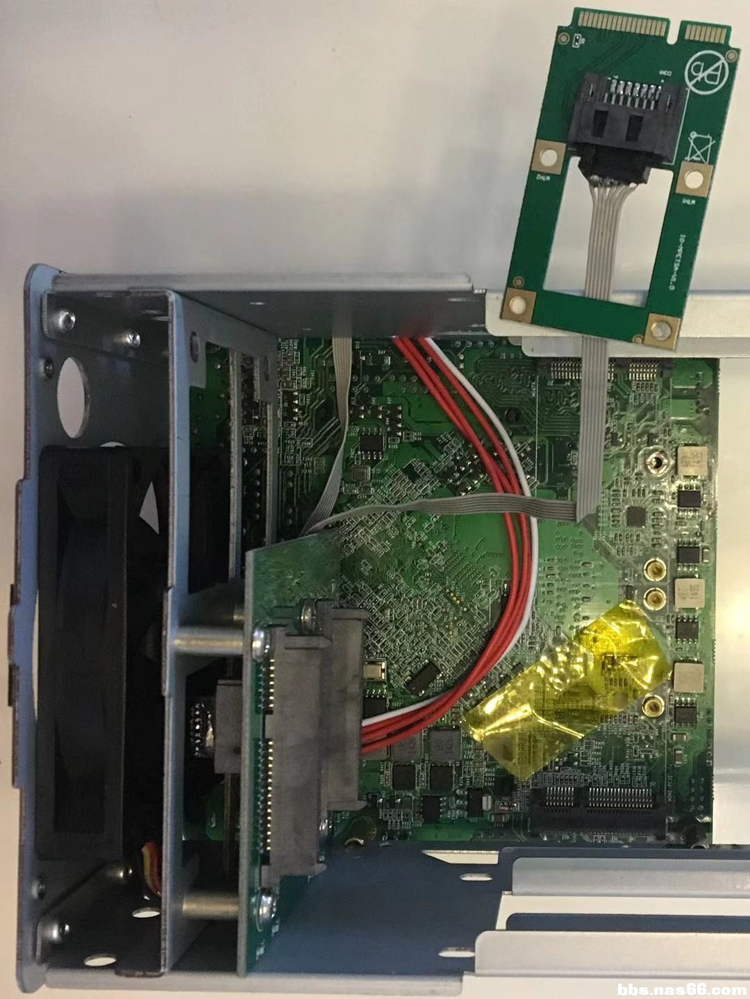 主板背面msata转sata板